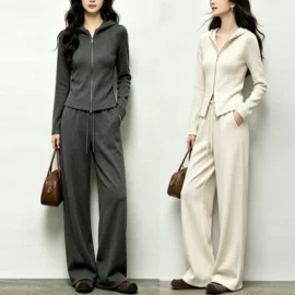 连衣裙;女式毛呢外套;时尚休闲套装