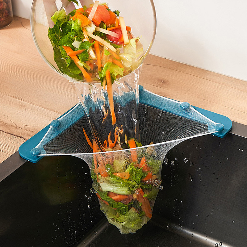 Kitchen sink garbage filter triangle disposable drain basket…