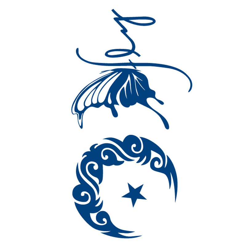 ジュースの紋章はネットの赤い紋章を貼って15日間の現物の卸売りの草本の植物の半永久の刺青のシールを持続します。