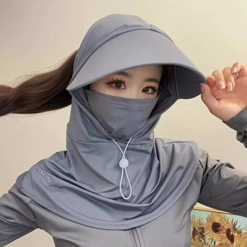 Новый полный солнцезащитный козырек для детей летняя солнцезащитная шляпа УФ-защита от верховой езды на открытом воздухе маска для шеи солнечная шляпа