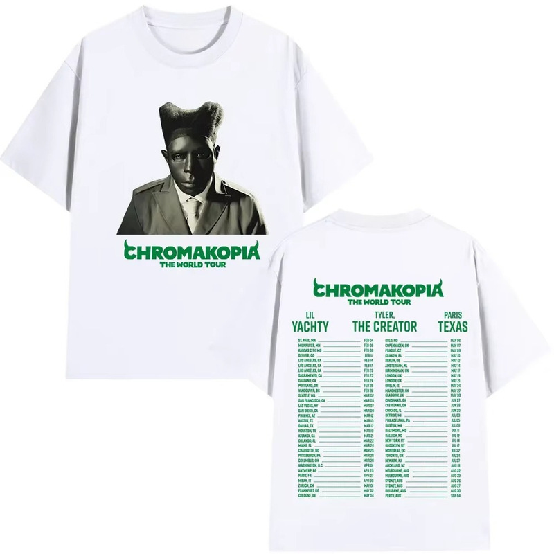 2025 New Summer Taylor Creator Colorful World Tour T-Shirt Fashion Hip-Hop T-Shirt Gift Men and Women Short-Sleeved t