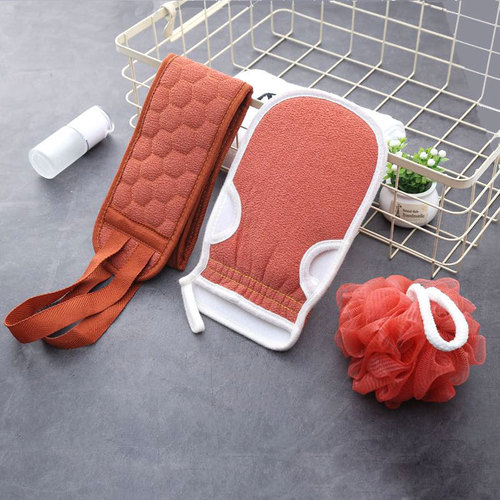 Bath towel, back rub artifact, powerful mud rub gloves, back strip bath ball, bath towel three-piece set, bath towel artifact
