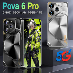 国境を越えた携帯電話Pova6Proアンドロイド6.8インチincellスクリーン2 16g低価格対外貿易スマートフォン複合機