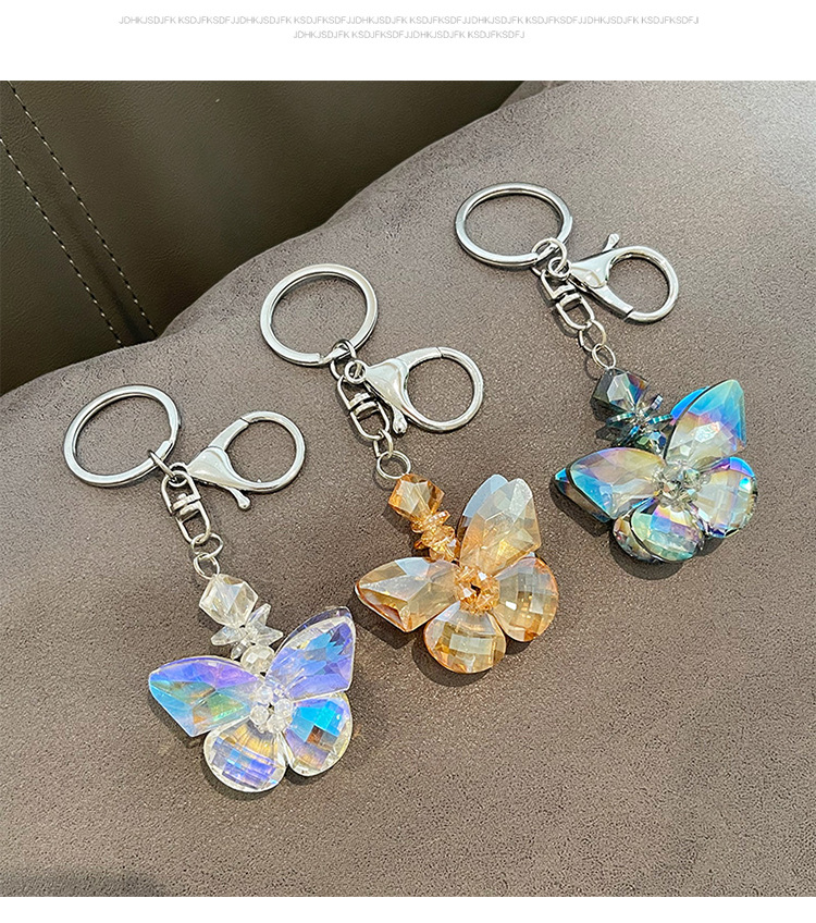 New Style Alloy Butterfly Women's Bag Pendant Keychain display picture 5