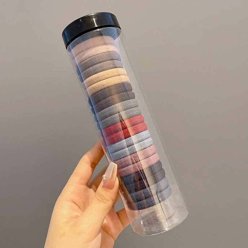 Primavera de alta elasticidad para el cabello mujeres corda de cabello duradera corda de cabello coreana banda de goma de cabello de alto nivel