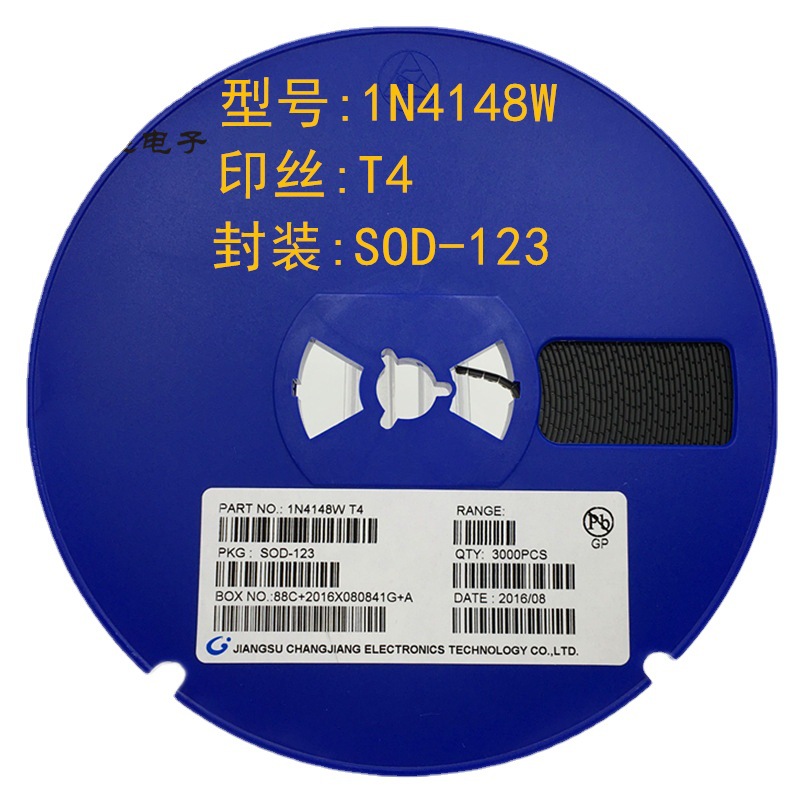 贴片二极管1N4148W T4 SOD-123 耐高温大芯片 1206开关二极管