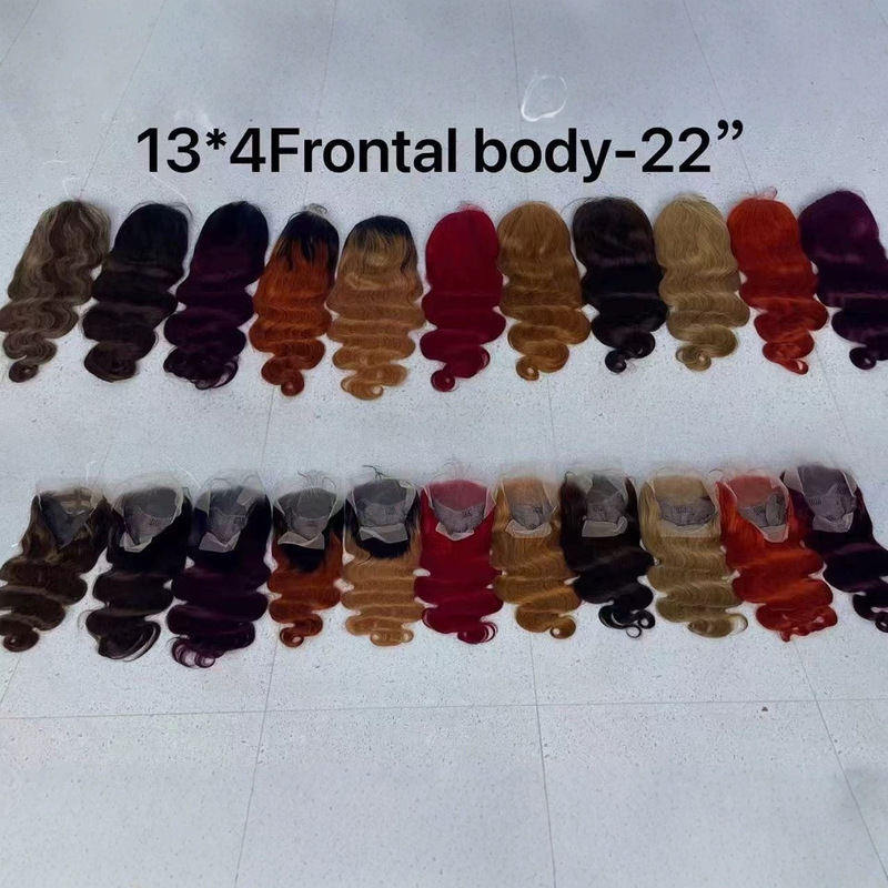 Amazon Front Lace Wig for Women, Red Big Wave Long Curly Hair with Natural-Looking Full Head Cover