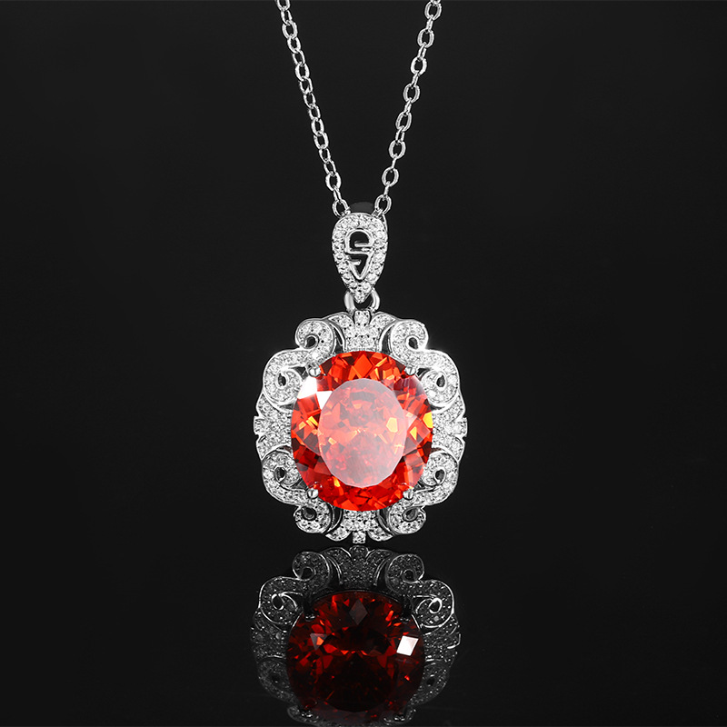 2024 nueva joyería Zhuang Shengsheng fondo de cobre chapado en oro simulación nido de pájaro corte temperamento traje maestro femenino piedra 14*16