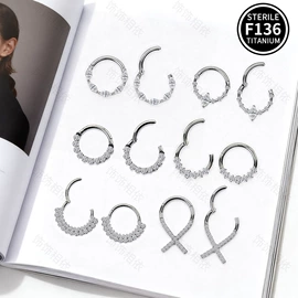 手镯;耳钉;唇饰