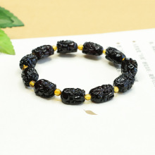 爱钰 天然琥珀手串血珀貔貅手链民族风珠宝工厂批发代发AY3122708