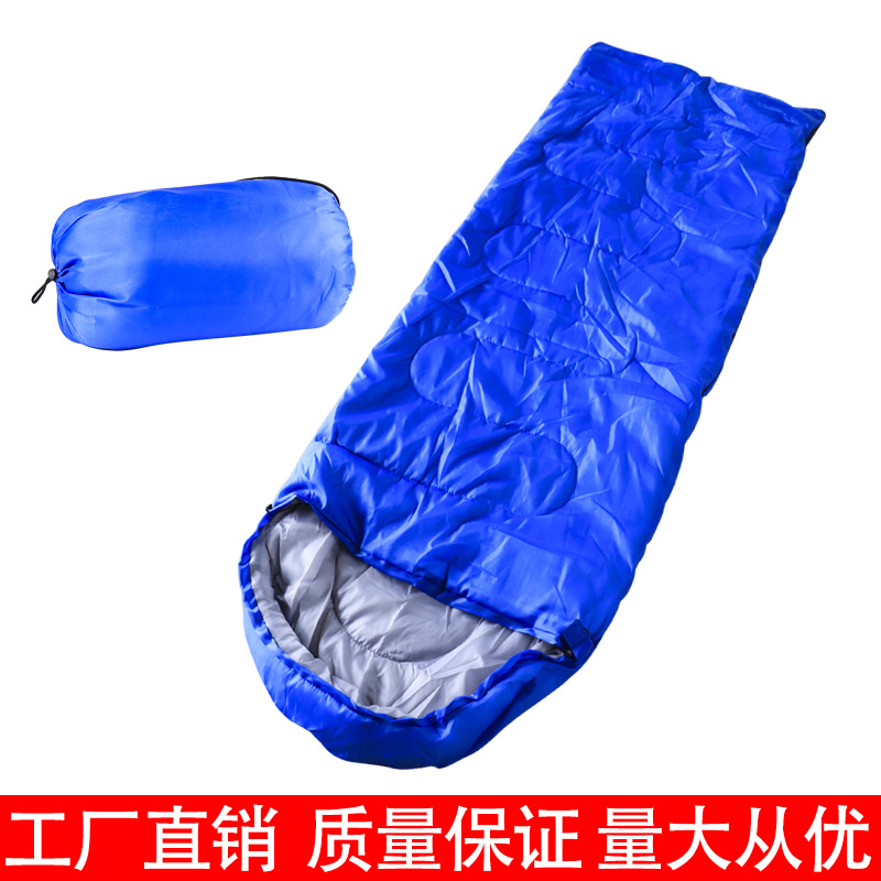 Tipo de sobre con capucha adulto acampar al aire libre saco de dormir para acampar al aire libre Oficina almuerzo descanso hogar saco de dormir suministros fábrica
