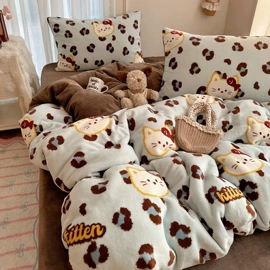 四件套;纤维被;床罩床笠