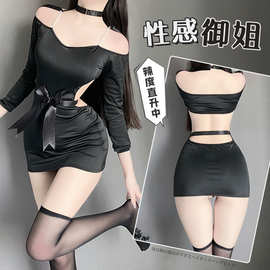 林林婷情趣内衣女性感免脱火辣小胸纯欲约会制服诱惑睡衣套装2905
