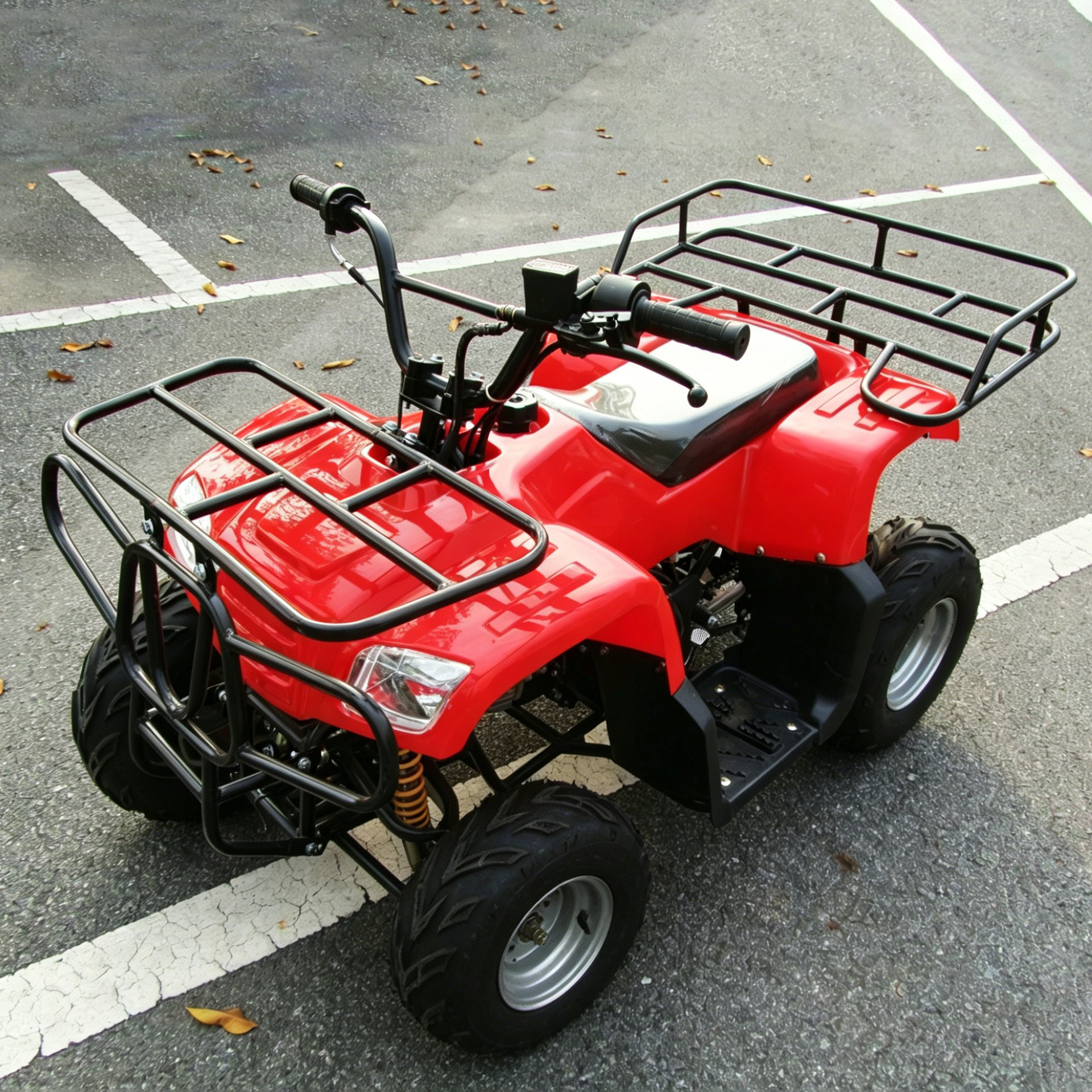 Cuatrimoto Todo Terreno 125cc de Hierro y Plástico, Inicio Eléctrico para Adultos y Niños image 4