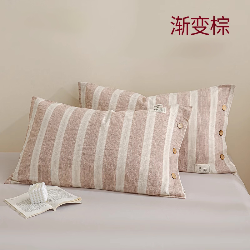 Un par de fundas de almohada de algodón para el hogar, ropa individual de algodón puro para hombres 2024 nueva funda de forro 48*74cm