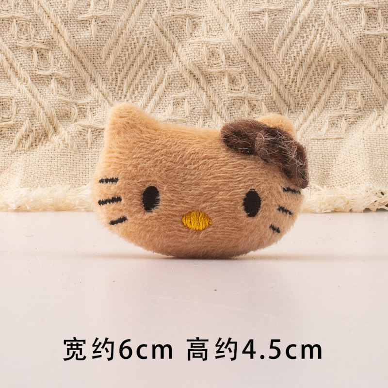 かわいいケイティぬいぐるみペンダント KT 猫ヘアアクセサリーゴムバンドヘアピン人形 DIY 服靴下帽子アクセサリー|undefined
