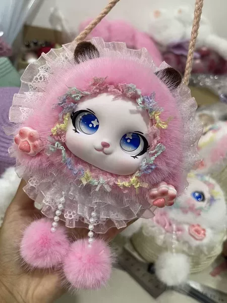 Popular new plush toy for children, Loli Rabbit crossbody bag, handmade cute gift, cartoon
