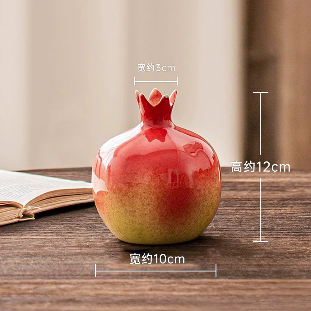 Ceramic pomegranate vase