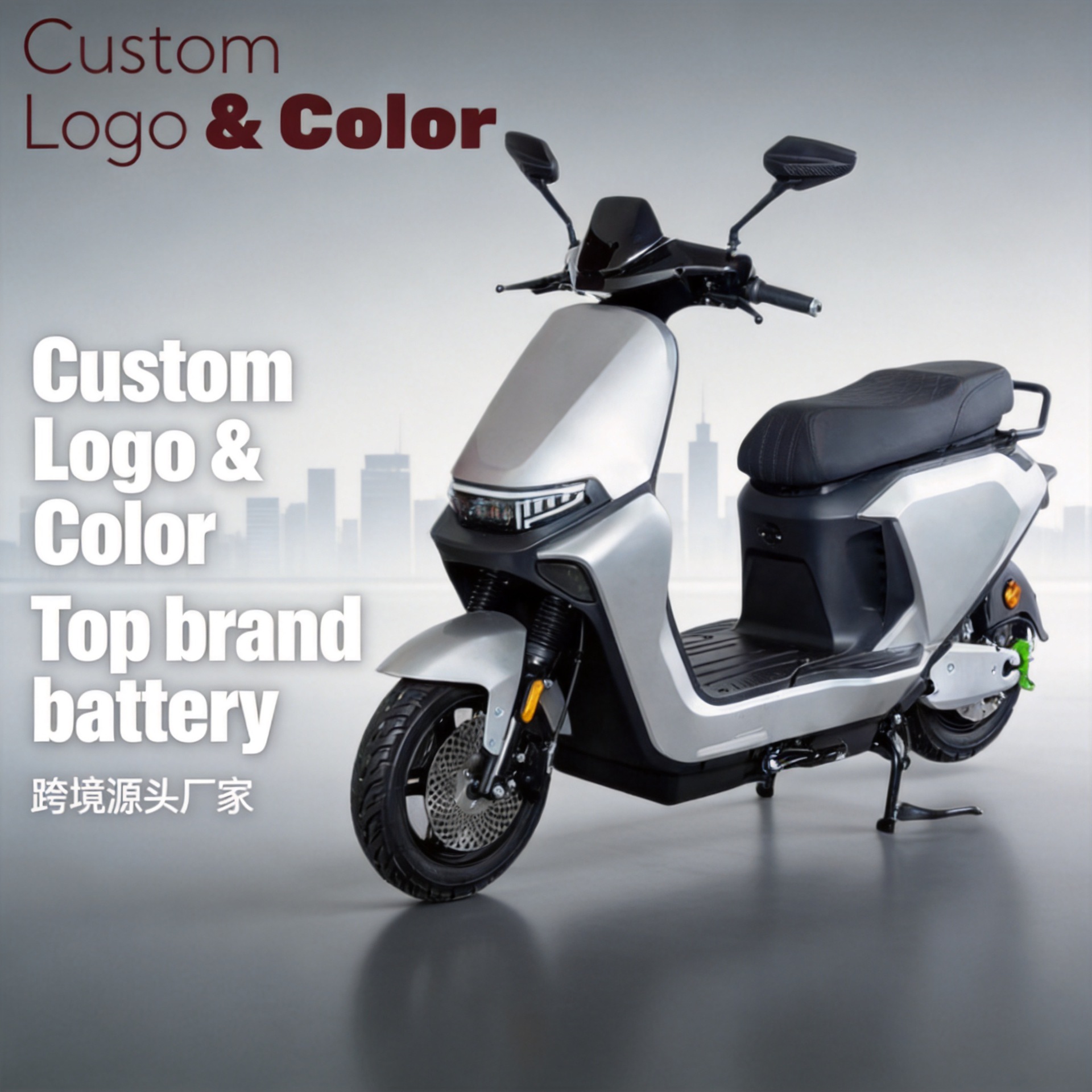 Cross-Border Foreign Trade Export Overseas Small Nine-Battery Electric Vehicles, High-Power High-Speed Electric Motorcycles, Best-Selling Adult Electric Motorcycles