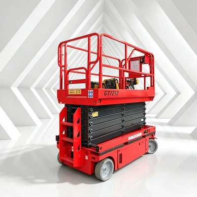 Mobile hydraulic lift platform, ground Avtomobil fırlanan platformaları
