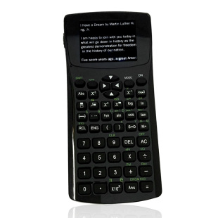 Multifunction Text Reading Calculator with eBook Reader Vide