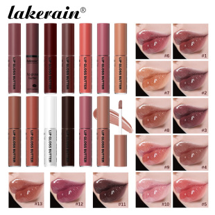 Cross-Border Lakerain Butter Gloss Lip Glaze Moisturizing Mirror Lip Gloss Lip Glaze Lip Dye