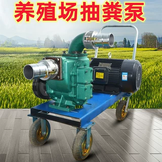外贸源头工厂养殖场强力抽猪粪泵出口欧洲非洲大洋洲无堵塞泥浆泵