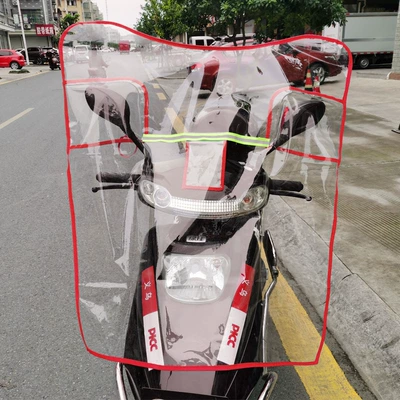 Motorcycle front windshield front windshield windshield windshield - wind-deflector-red-pocket-upgraded
