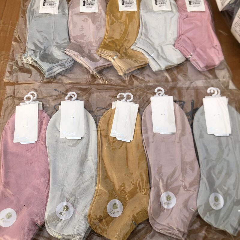 Factory wholesale women's spring and summer thin casual low cotton socks supermarket store sweat-absorbent breathable women's low socks