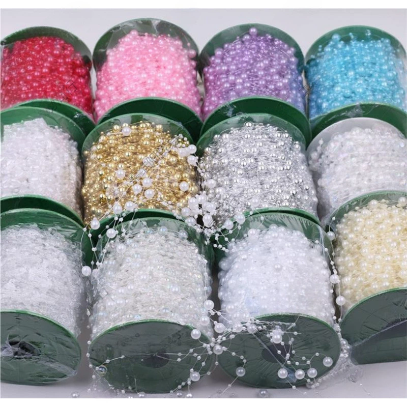 DIY ручной работы украшения с имитацией жемчуга, аксессуары для волос с цепочкой-твистом и кисточкой, свадебные аксессуары для волос, лампа, цепочка для букета лотоса