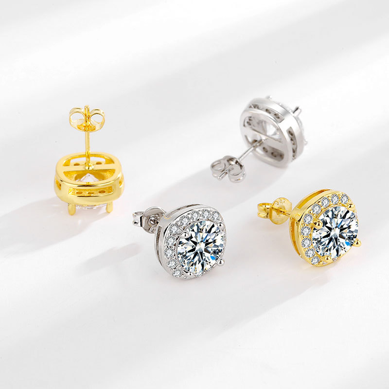 Zircone Klip Ohrringe Für Damen Mit Diamantbesatz Elegant_voghion.com
