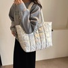 Fashionable capacious down jacket, shoulder bag, underarm bag, one-shoulder bag, Korean style