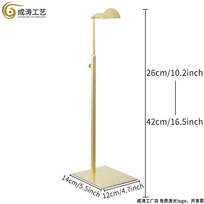 Матовый титан золото большая D головка (низкий шкаф)