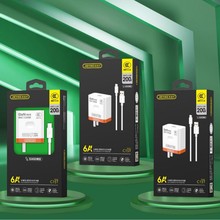 捷逸科 C15T全兼容超级快充充电器套装安卓手机通用快充充电器