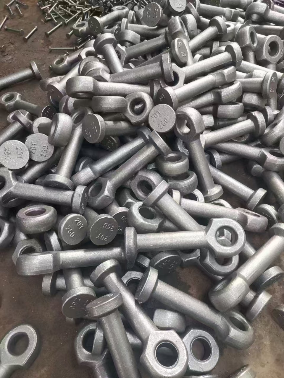 5T*150-5T*240圆头吊装吊 锻制圆形吊钉 大载荷圆脚对称圆头吊钉