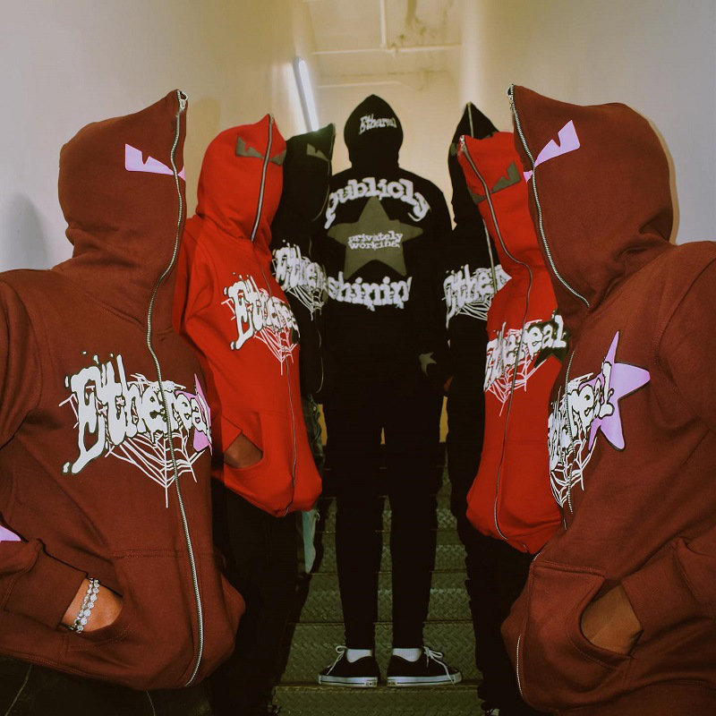 retro fashionable hoody hip-hop style