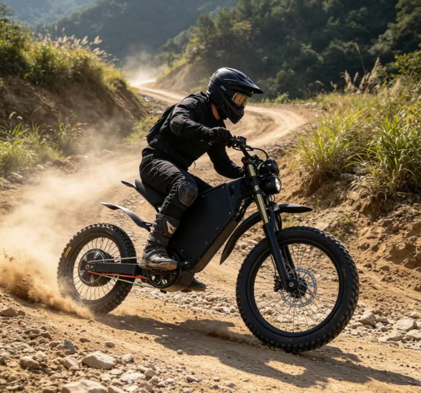 17inch Electric Motorcycle Lithium Battery Powered Bike Wholesale Off-Road Motorcycle Strong Power Off-Road Electric Motorcycle
