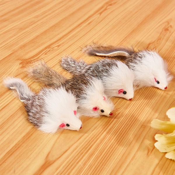 Two-color plush lifelike toy