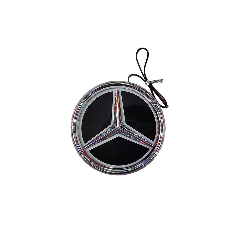 Luz de logotipo del coche 5d adecuada para Mercedes-Benz logotipo luminoso Mercedes-Benz luz trasera LED luz fría luz luminosa del logotipo del coche