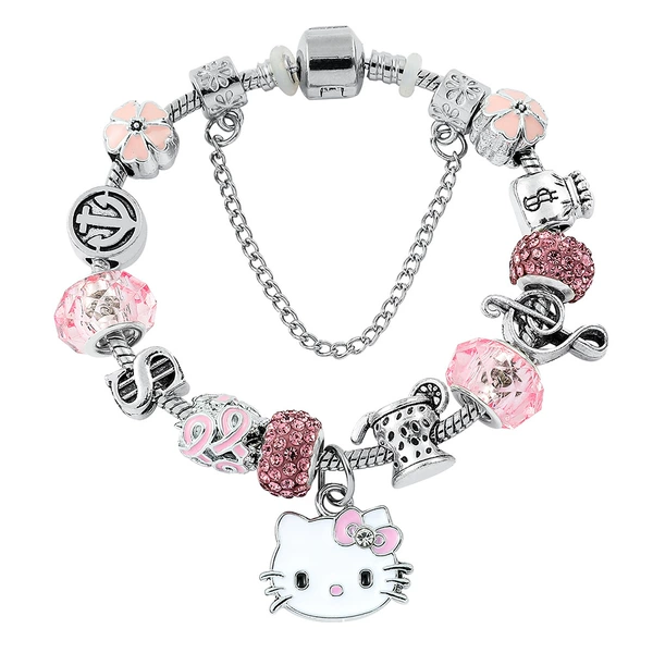 SL1013 Pink Slam KT Cat Bracelet