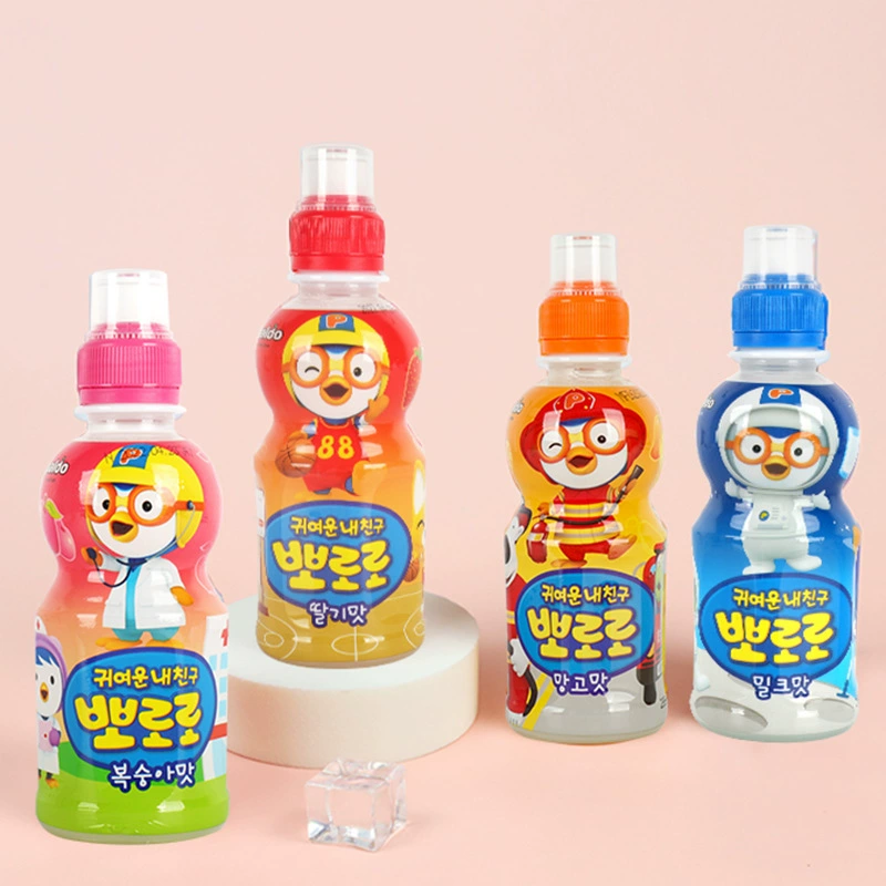 Корейский Pororo Bolele напиток 24 бутылки Baolulu фруктовый напиток в коробке оптом Baolulu напиток