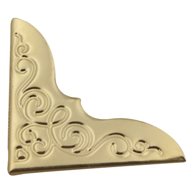 Блокнот металлический Угловой протектор бумажные изделия угловая Защитная крышка Фотоальбом Железный плакированный угол ручная книга анти-столкновение угловая фоторамка угловая наклейка