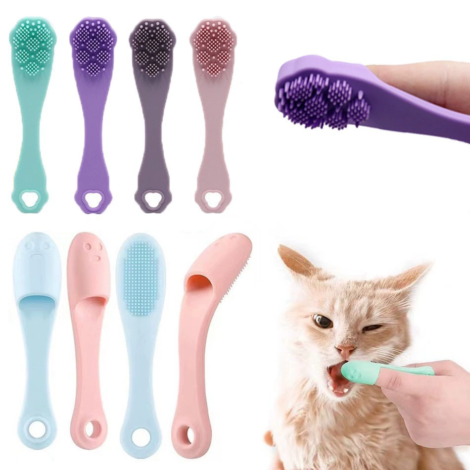 Amazon Домашние животные Зубная щетка Кошка Собака Очистка полости рта Зубная щетка Уход за зубами