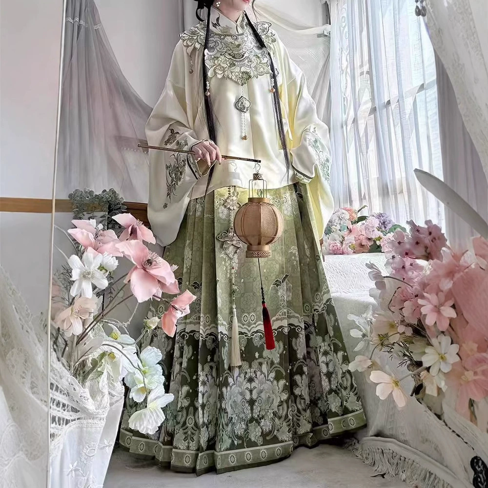 Осенний и зимний Hanfu [Осенняя коллекция] Ming Jiao Тяжелая вышивка