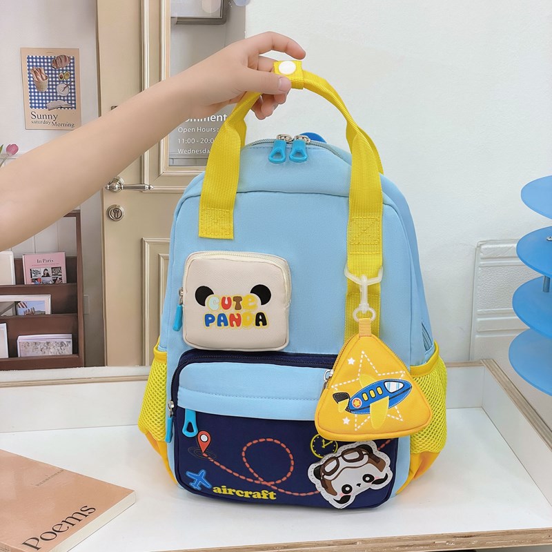 Nuevas mochilas de jardín de infantes para niños y niñas mochilas de moda caricatura lindas mochilas ligeras para niños comercio exterior transfronterizo