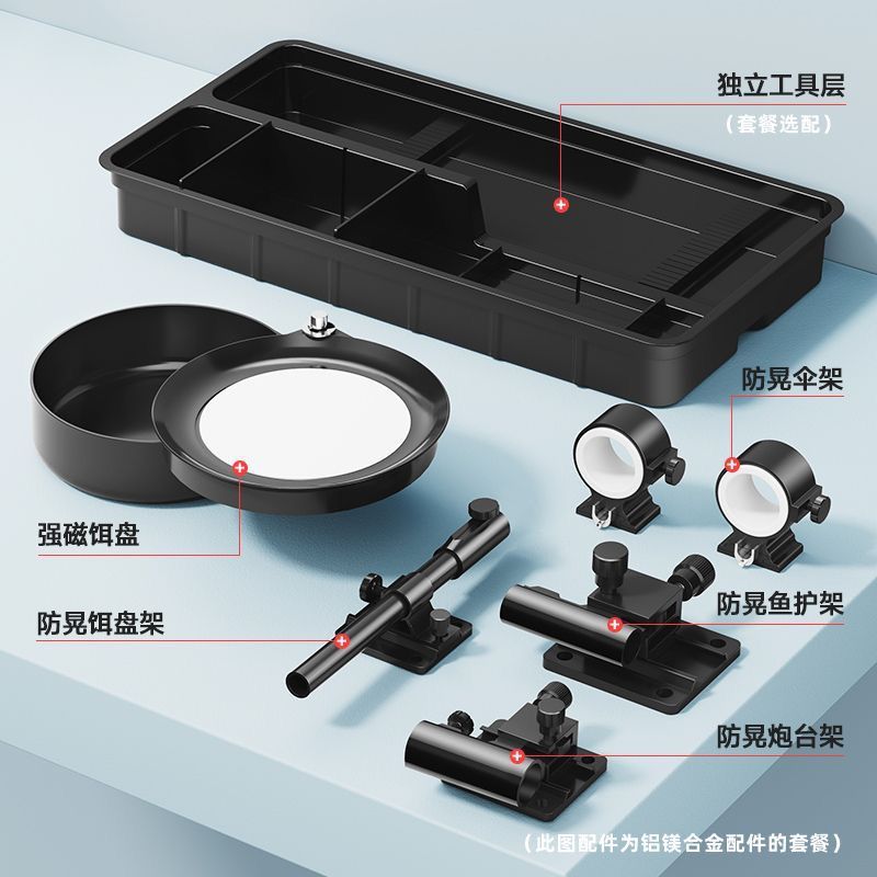 Nuevo juego de caja de pesca multifuncional ultraligero caja de pesca engrosada caja de pesca caja de pesca caja de pesca suministros de aparejos de pesca fábrica comercio exterior