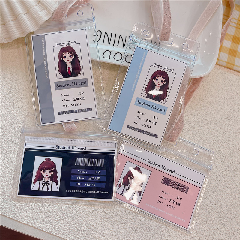 Cute girl heart name brand JK badge schoolbag pendant badge set storage tag can change the name of the girl