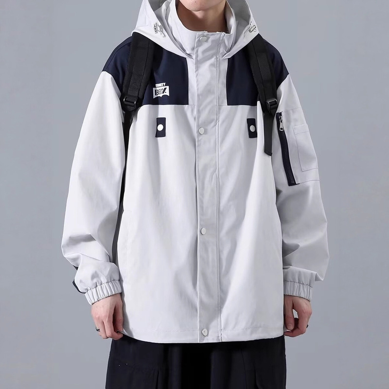 Cross-Border Hat Detachable Jacket for Men and Women Autum 2025 New Outdoor Mountaineering Clothing Men's Couple Jacket