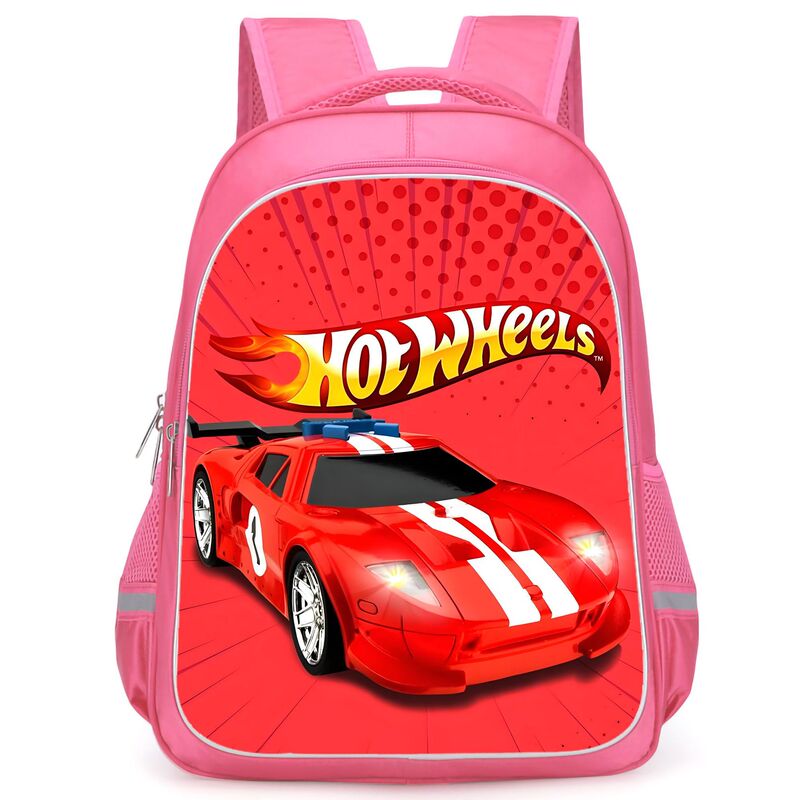 Hot Wheels Race Large Capacity Primary School Kindergarten Spine Protective Lightweight Backpack