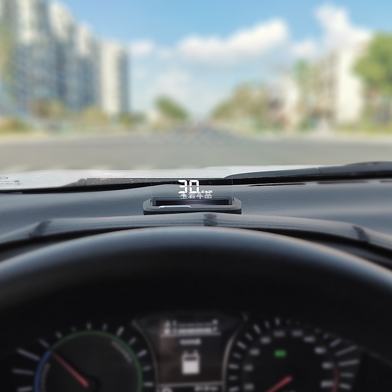 HUD 헤드 업 디스플레이 HD 서스펜션 디스플레이 다기능 자동차 OBD 속도 수온 자동 경보 YUYAN